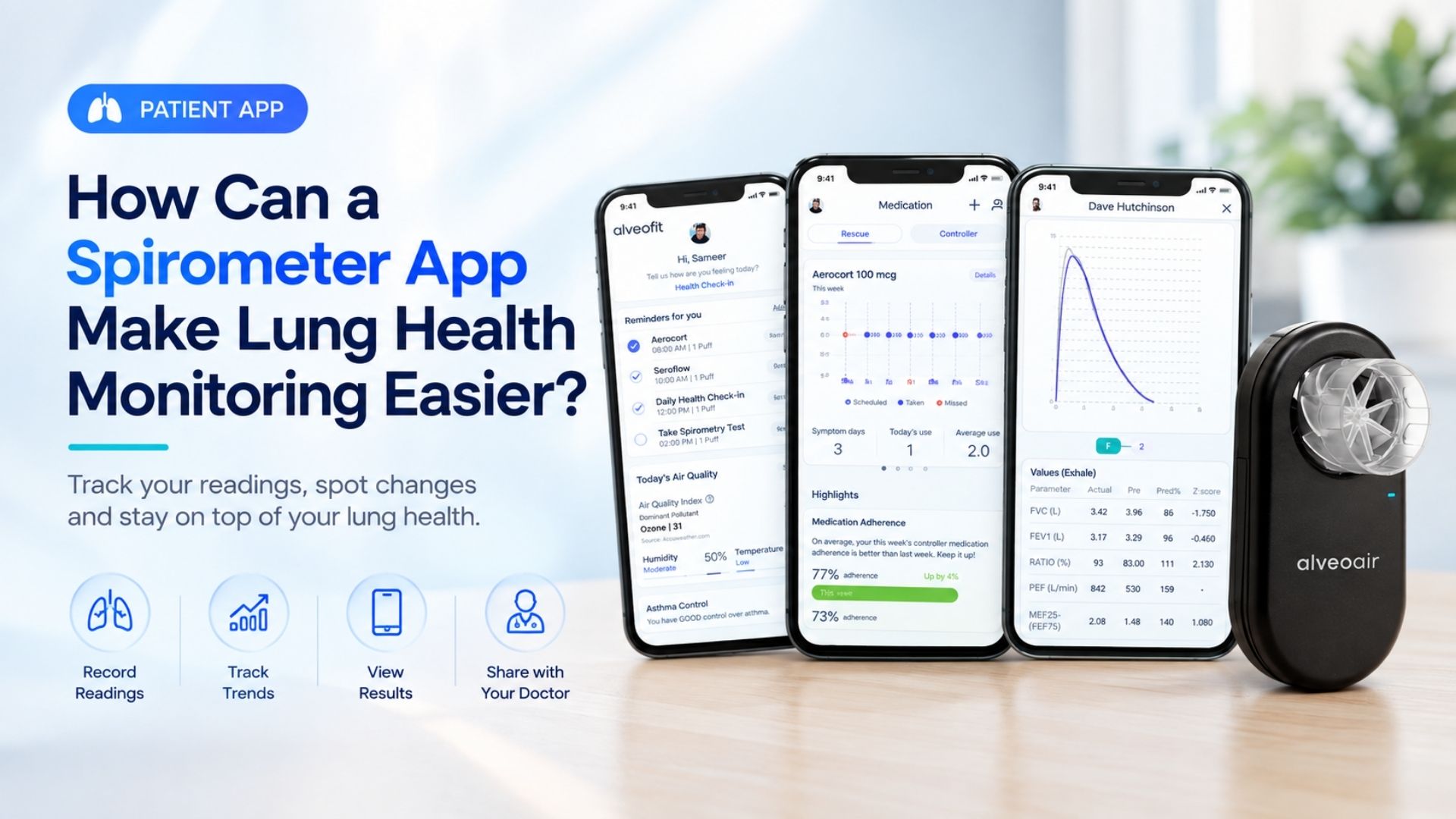 How Can a Spirometer App Make Lung Health Monitoring Easier?